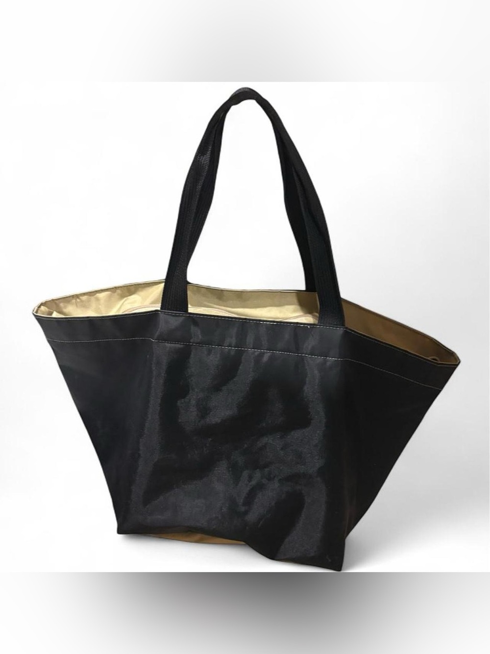 Y2K Vintage Herve Chapelier Extra Large Nylon Square Base bag